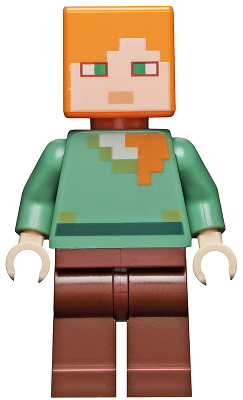 Minecraft Alex with Ocelot and Sheep foil pack min017 [2]