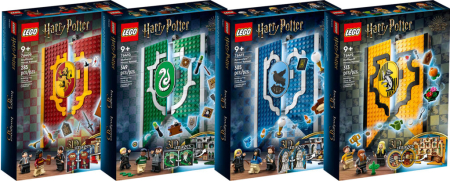 Toate produsele - COLECTIE LEGO® Harry Potter™ - Bannerul Casei Gryffindor™ 76409, Slytherin™ 76410,Ravenclaw™ 76411, Hufflepuff™ 76412,