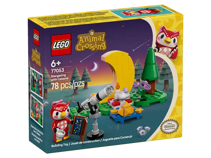 LEGO Animal Crossing - LEGO® Animal Crossing™ - Observarea stelelor cu Celeste 77053, 78 piese