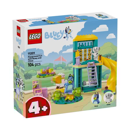Toate produsele - LEGO® Bluey - Distractie la locul de joaca cu Blue si Chloe 11201, 104 piese