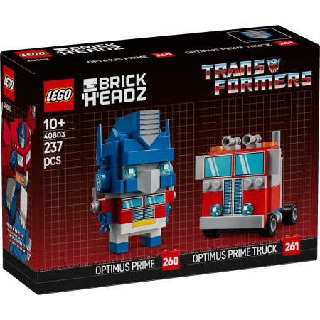 Toate produsele - LEGO BrickHeadz - Robot si vehicul Optimus Prime 40803