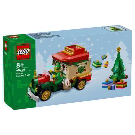 Seturi X-mas - LEGO® - Camionul de livrare al lui Mos Craciun 40746, 224 piese