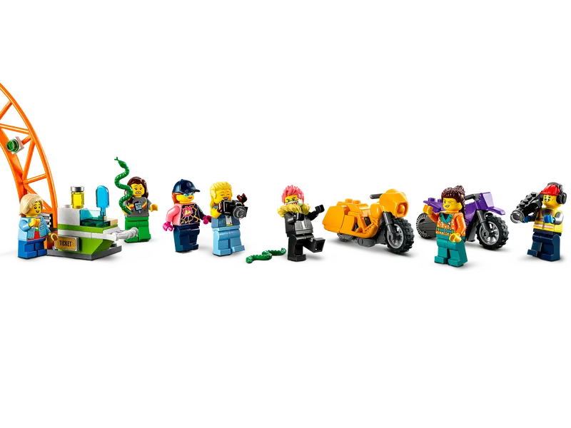 LEGO® City - Arena de cascadorii cu doua bucle 60339, 598 piese [2]