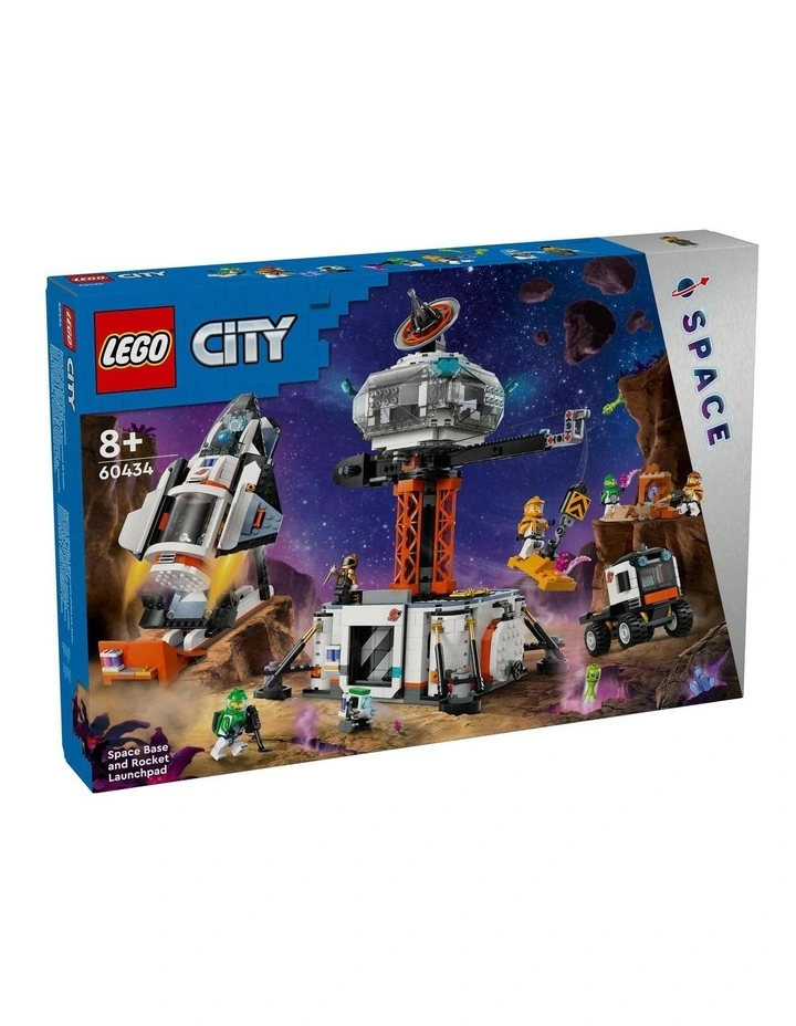 Toate produsele - LEGO® City - Baza spatiala si platforma de lansare a rachetei 60434, 1422 piese