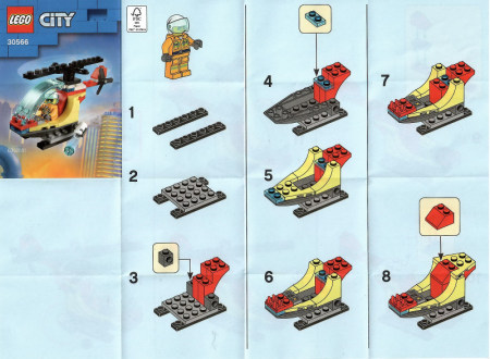 LEGO City - Elicopter de pompieri 30566, 35 piese [2]
