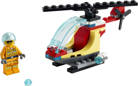 LEGO City - Elicopter de pompieri 30566, 35 piese [1]