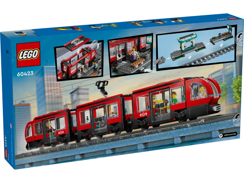 LEGO® City - Statie si tramvai in centrul orasului 60423, 811 piese [2]