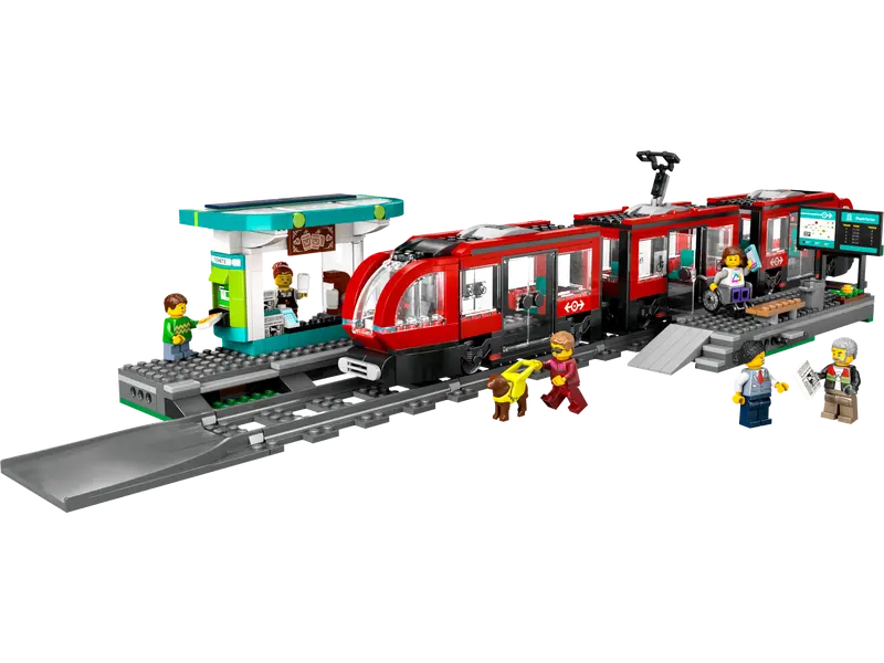 LEGO® City - Statie si tramvai in centrul orasului 60423, 811 piese [1]