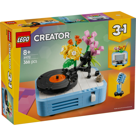 Seturi de constructie - LEGO® Creator 3 in 1 - Pick-up cu flori 31172, 366 piese, 8 ani+