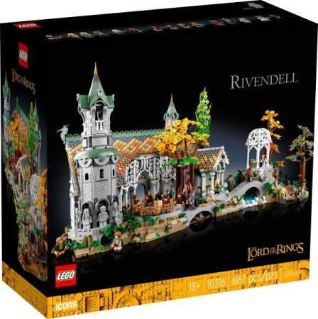 LEGO Lord Of The Rings - LEGO® Creator Expert - Stapanul Inelelor: Rivendell 10316, 6167 piese