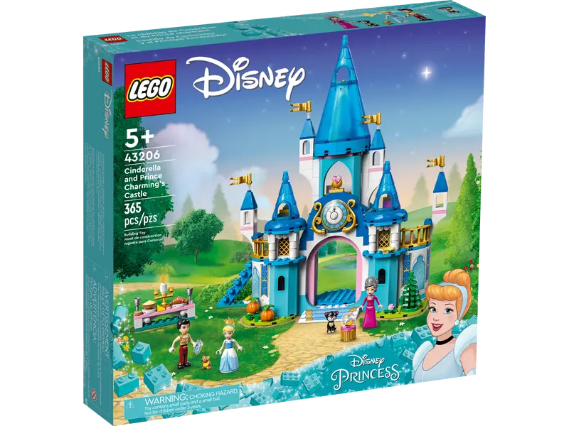 LEGO Disney - LEGO® Disney - Castelul Cenusaresei si al lui Fat-Frumos 43206, 365 piese