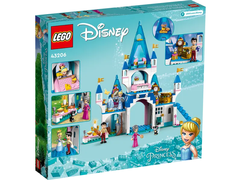LEGO® Disney - Castelul Cenusaresei si al lui Fat-Frumos 43206, 365 piese [1]
