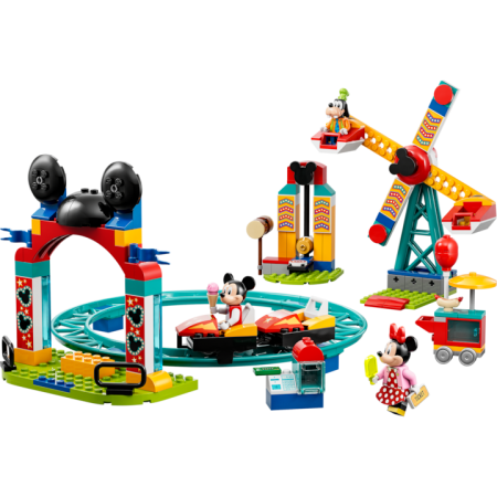 Seturi LEGO Second Hand Certificate - LEGO® Disney Mickey and Friends – Distractie la balci cu Mickey, Minnie si Goofy 10778, 184 piese SECOND HAND