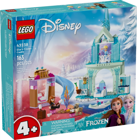 LEGO Disney - LEGO® Disney Princess - Castelul Elsei din Regatul de gheata 43238, 163 piese