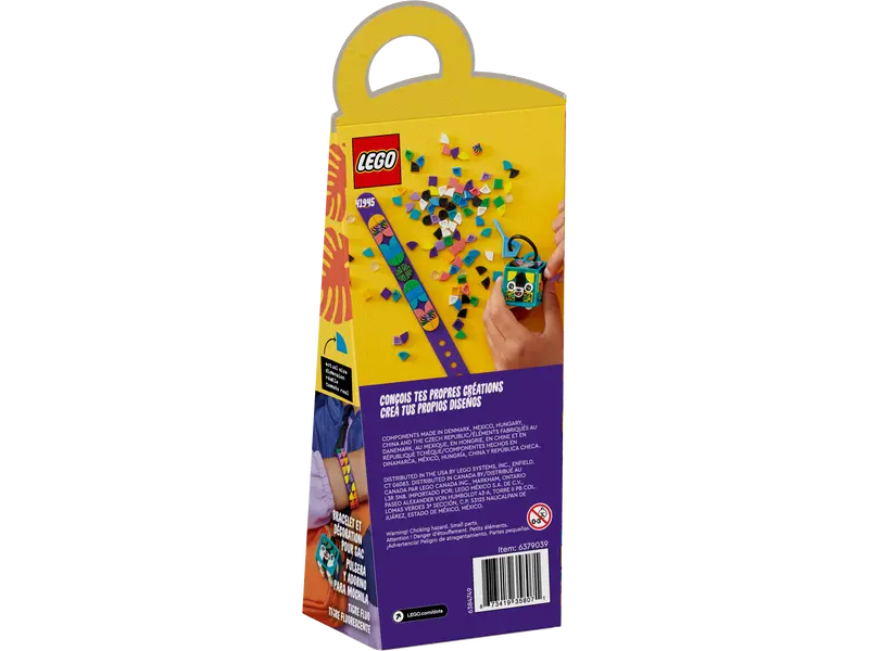 LEGO® DOTS - Bratara si breloc tigru neon 41945, 188 piese [1]