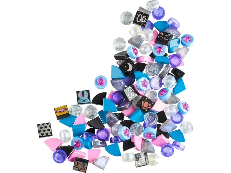 LEGO DOTS - Extra Seria 8 – Sclipici si stralucire 41803, 115 piese [1]