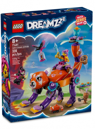 LEGO DREAMZzz - LEGO® DREAMZzz - Animalele din vis ale lui Izzie 71481, 328 piese
