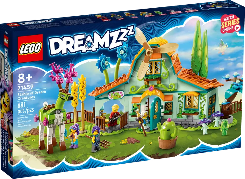 Seturi Resigilate - LEGO® DREAMZzz - Grajdul creaturilor din vis 71459, 681 piese