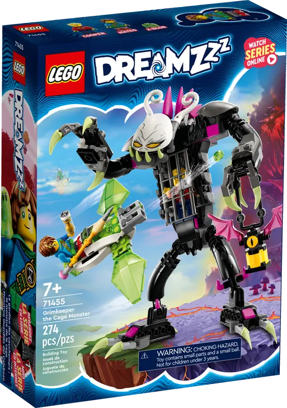 Toate produsele - LEGO® DREAMZzz - Grimkeeper, monstrul-cusca 71455, 274 piese