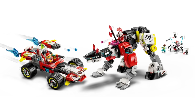 LEGO® DREAMZzz - Robotul tigru al lui Cooper si masina hot rod a lui Zero 71497, 1006 piese [5]