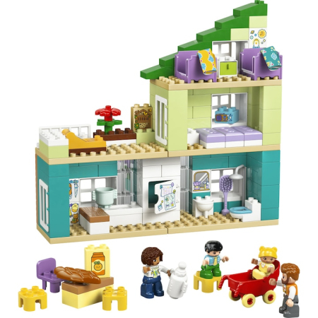 LEGO DUPLO - LEGO® DUPLO® - Casa moderna de familie 3 in 1, 10470