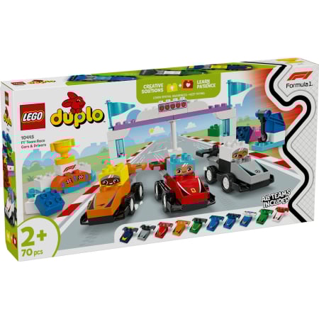 Toate produsele - LEGO® DUPLO - Echipa F1®: Masini si piloti de curse 10445, 70 piese
