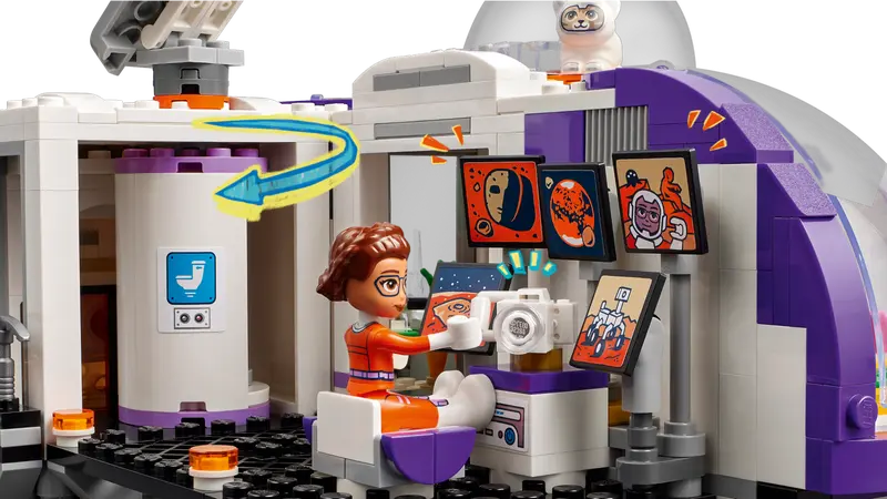 LEGO® Friends - Baza spatiala si racheta pe marte 42605, 981 piese [3]