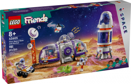 Seturi Resigilate - LEGO® Friends - Baza spatiala si racheta pe marte 42605, 981 piese