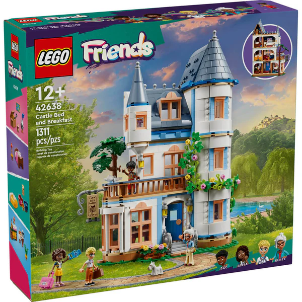 LEGO Friends - LEGO® Friends - Castelul-pensiune 42638, 1311 piese