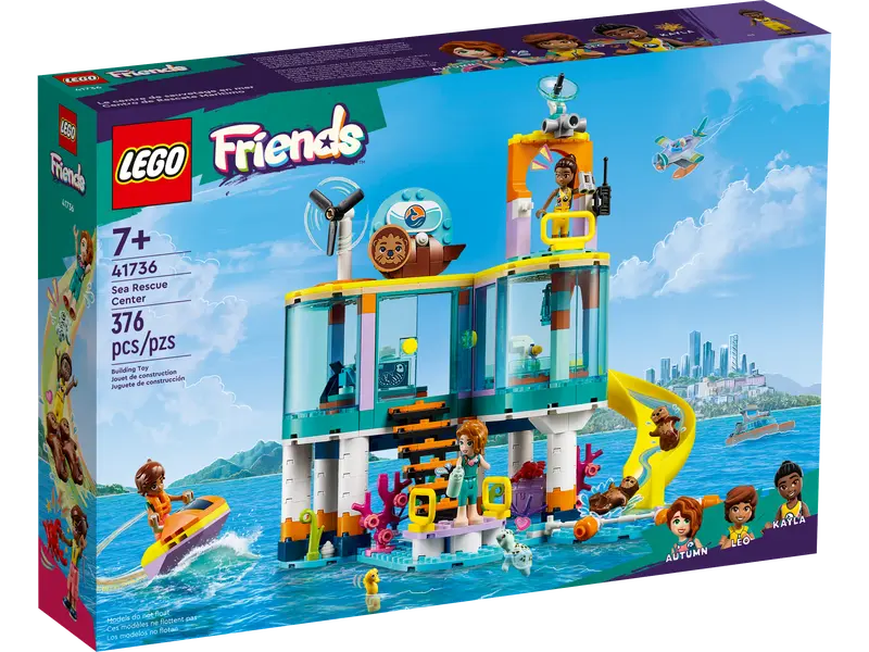 LEGO Friends - LEGO® Friends - Centru de salvare pe mare 41736, 376 piese