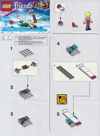 LEGO Friends - Snowboard Tricks 30402, 27 piese [2]
