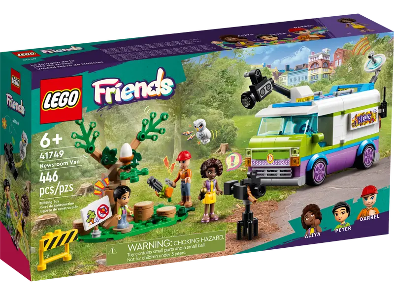 LEGO Friends - LEGO® Friends - Studioul mobil de stiri 41749, 446 piese