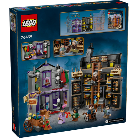 LEGO® Harry Potter™ - Magazinul de baghete Ollivander si magazinul de haine al lui Madam Malkin 76439, 744 piese [1]