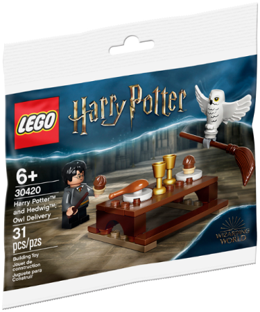 LEGO Harry Potter - LEGO Harry Potter si Hedwig - Livrare cu bufnita 30420, 27 piese