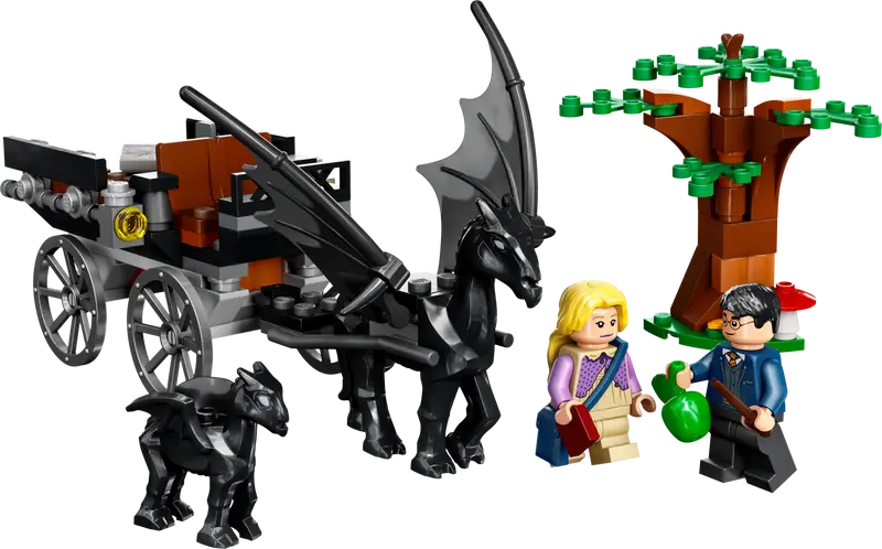 LEGO® Harry Potter™ - Trasura si caii Thestral de la Hogwarts™ 76400, 121 piese [3]