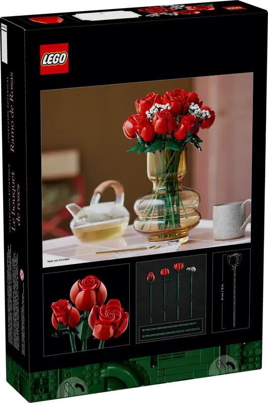 LEGO® Icons Creator Expert - Buchet de trandafiri 10328, 822 piese [3]