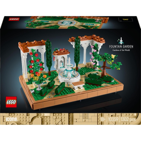 LEGO Icons - LEGO® Icons - Gradina cu fantana 10359, 1302 piese
