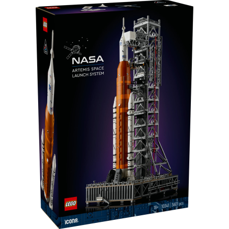 Toate produsele - LEGO® Icons - Sistemul de lansare spatiala Artemis al NASA 10341, 3601 piese