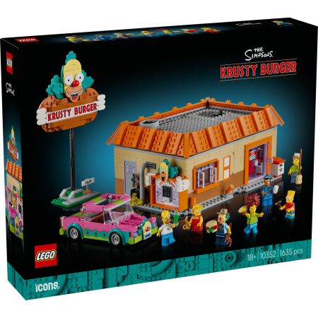 LEGO Icons - LEGO Icons: The Simpsons - Krusty Burger 10352, 18 ani+, 1635 piese