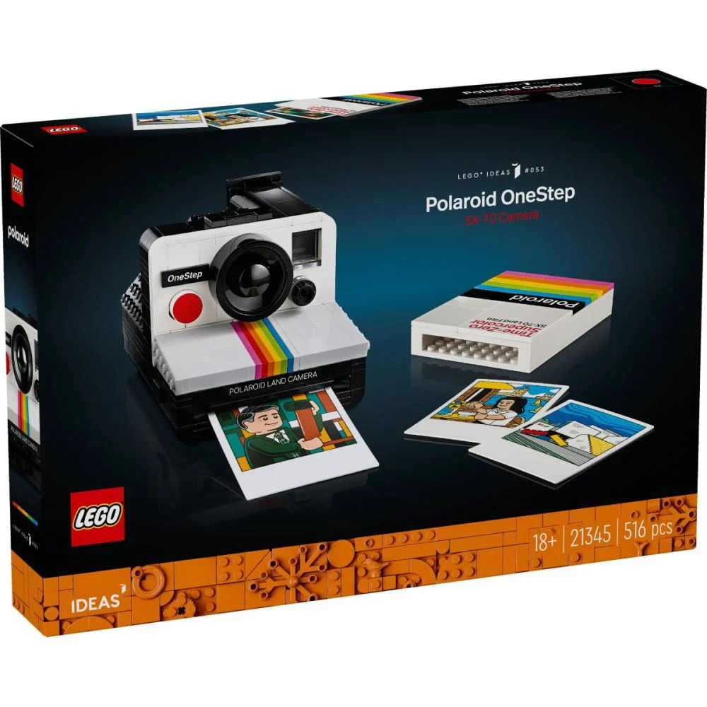 LEGO Ideas - LEGO® IDEAS - Camera Foto Polaroid OneStep SX-70 21345, 516 piese