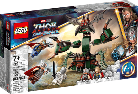 LEGO Marvel Super Heroes - LEGO® Marvel - Atacul asupra Noului Asgard 76207, 159 piese