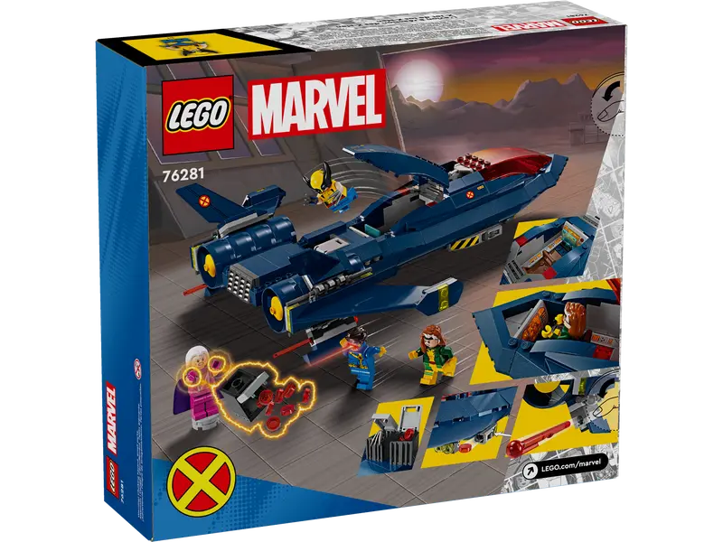 LEGO® Marvel - Avionul X-jet al X-MEN 76281, 359 piese [1]