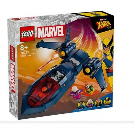 LEGO Marvel Super Heroes - LEGO® Marvel - Avionul X-jet al X-MEN 76281, 359 piese