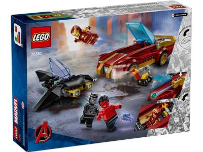 LEGO® Marvel - Masina lui Iron Man si Black Panther vs. Hulk cel rosu, 76310, 295 piese [1]