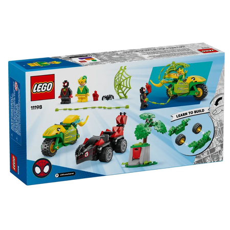 LEGO Marvel Super Heroes - LEGO® Marvel - Spin si Electro intr-o urmarire cu dino-vehicule 11198, 124 piese