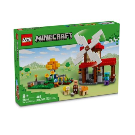 LEGO Minecraft - LEGO Minecraft - Ferma cu mori de vant 21262, 462 piese