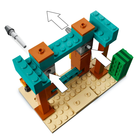LEGO® Minecraft™ - Patrula Illager de desert 21267, 105 piese [2]