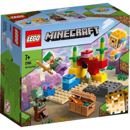 LEGO Minecraft - LEGO Minecraft - Reciful de corali 21164, 92 piese
