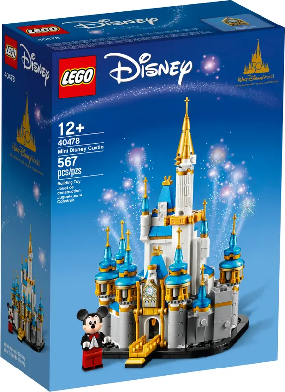 LEGO Disney - LEGO® Mini Castelul Disney 40478, 567 piese