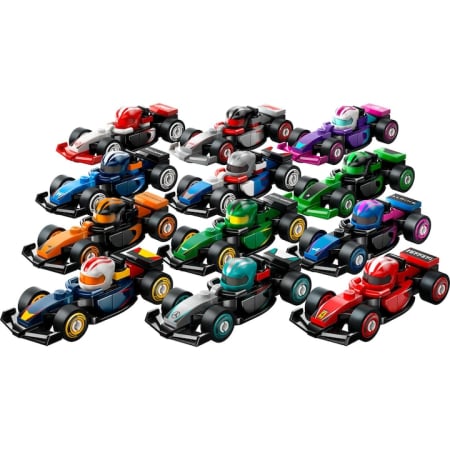 Minifigurine - SERIA COMPLETA LEGO® Minifigures - Mașini de curse F1® de colecție 71049, 29 piese